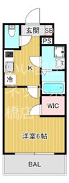 エスリード大阪城の間取り画像