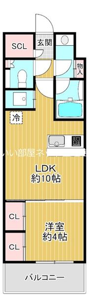 ヴェルテックスの間取り画像