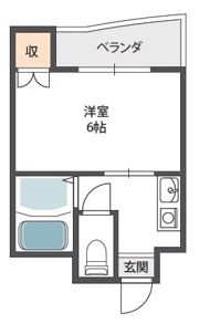ゴッドフィールド布施の間取り画像