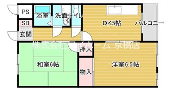 都マンション関目の間取り画像
