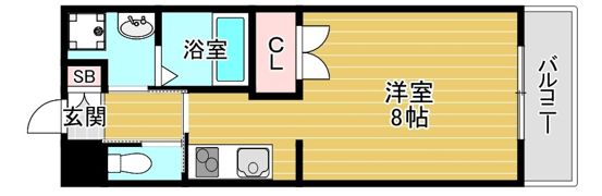 すみれハイツの間取り画像