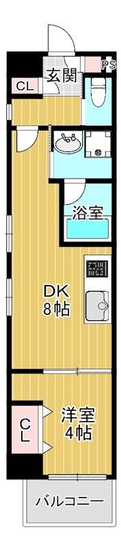 ジューム南森の間取り画像
