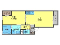 ベルデュールIIの間取り画像