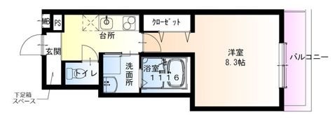 フジパレス長原駅西VI番館の間取り画像