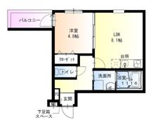 フジパレス吉田WESTの間取り画像