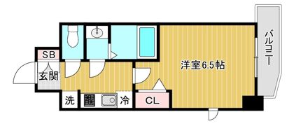 エスリード京橋グランツの間取り画像