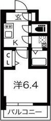 エスリードレジデンス大阪福島フロントの間取り画像