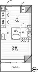 アーデンタワー南堀江の間取り画像