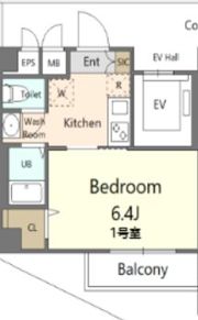 エルマール今里の間取り画像