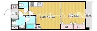 アーバンフラッツ城東の間取り画像