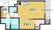 Krystal Fimeth 2番館の間取り画像
