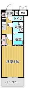 レジュールアッシュ都島の間取り画像