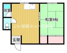 コーポ長田の間取り画像