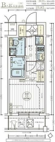 エステムコート新大阪XIリンクスの間取り画像