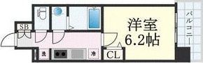 プレサンス難波デヴァンテの間取り画像