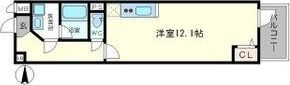 ラクラス長堀橋の間取り画像