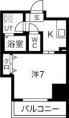 レジデンス心斎橋の間取り画像