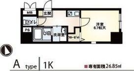 レジデンス・スエヒロ 上本町の間取り画像
