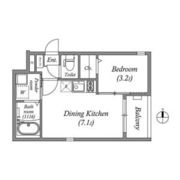 ハーモニーテラス巽西の間取り画像