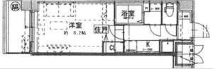 サムティ上新庄レジデンスの間取り画像