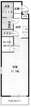 フジパレス杉本町WESTの間取り画像