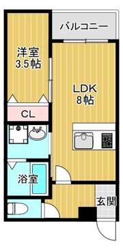 グランイニシオ都島の間取り画像