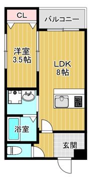 グランイニシオ都島の間取り画像