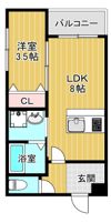 グランイニシオ都島の間取り画像
