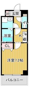 ラクラス高殿の間取り画像