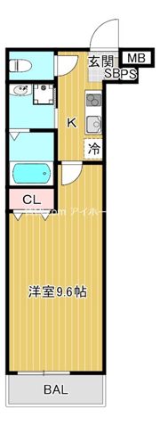 フジパレス緑II番館の間取り画像