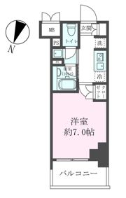クレストコート靱公園 THE CLASSの間取り画像