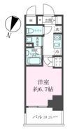 クレストコート靱公園 THE CLASSの間取り画像
