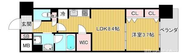 アーバネックス同心IIの間取り画像
