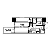 レジディア京町堀の間取り画像