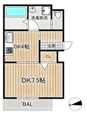 HOKURASUmaison新今里の間取り画像