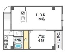 レクラン林寺の間取り画像