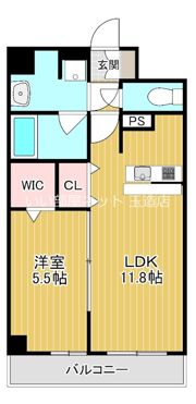 CasaVerde東小橋の間取り画像