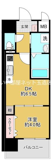 エグゼ大阪CITYオースティンの間取り画像