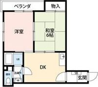 ベルコネクト北田辺の間取り画像