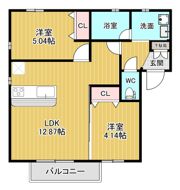 ロジュマン今里の間取り画像