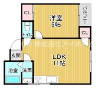 平和ハイツの間取り画像