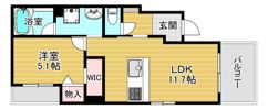 グランリュミエスタ茨木春日の間取り画像