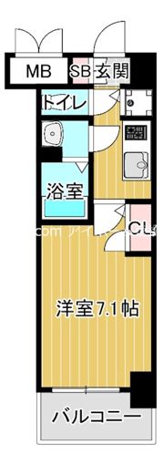 クレストタップ京橋の間取り画像
