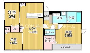 クラシスト新今里の間取り画像