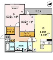 スペチアーレ巽中 C棟の間取り画像