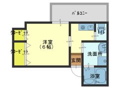 クィーンライフ玉津の間取り画像