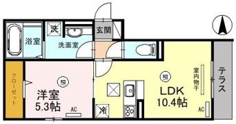 Sereno照ヶ丘の間取り画像