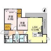 クリスタルハイツあびこ αの間取り画像