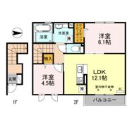 メゾン ド フルールIIの間取り画像