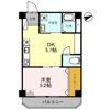双輪建物第八コーポの間取り画像